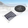 Solar Powered Exhaust Fan 10W Monocrystalline Silicon Solar Panel Round Vent Fan Kit for Pet House Chicken Coop Greenhouse
