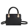 Vintageinspired 2023 Womens Pu Shoulder Bag Stylish Medium Handbag With Zipper Black