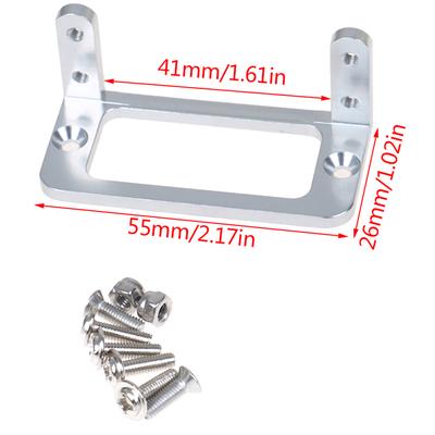 1 Set S3003 Mg995 Standard Servo Mount Stand Holder Bracket For Rc Boat Silver