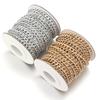 5 Yards/Rolle Metall-Aluminium O-förmige Ketten Gold Silber Farbe Verdrehte Kette für DIY Schmuckherstellung Kleidung Tasche Zubehör Zubehör