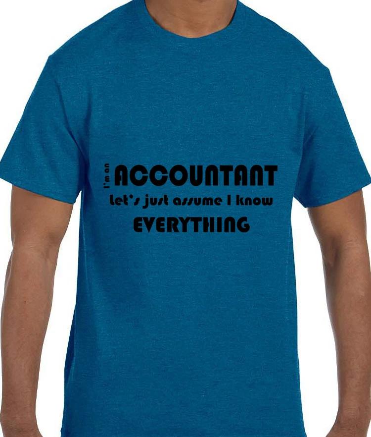 Funny Humor Accountant Professional T shirt T shirt 2XL