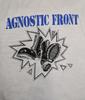 Camiseta Agnostic Front early Band Manga Curta Todos os tamanhos E100 Camiseta Unisex