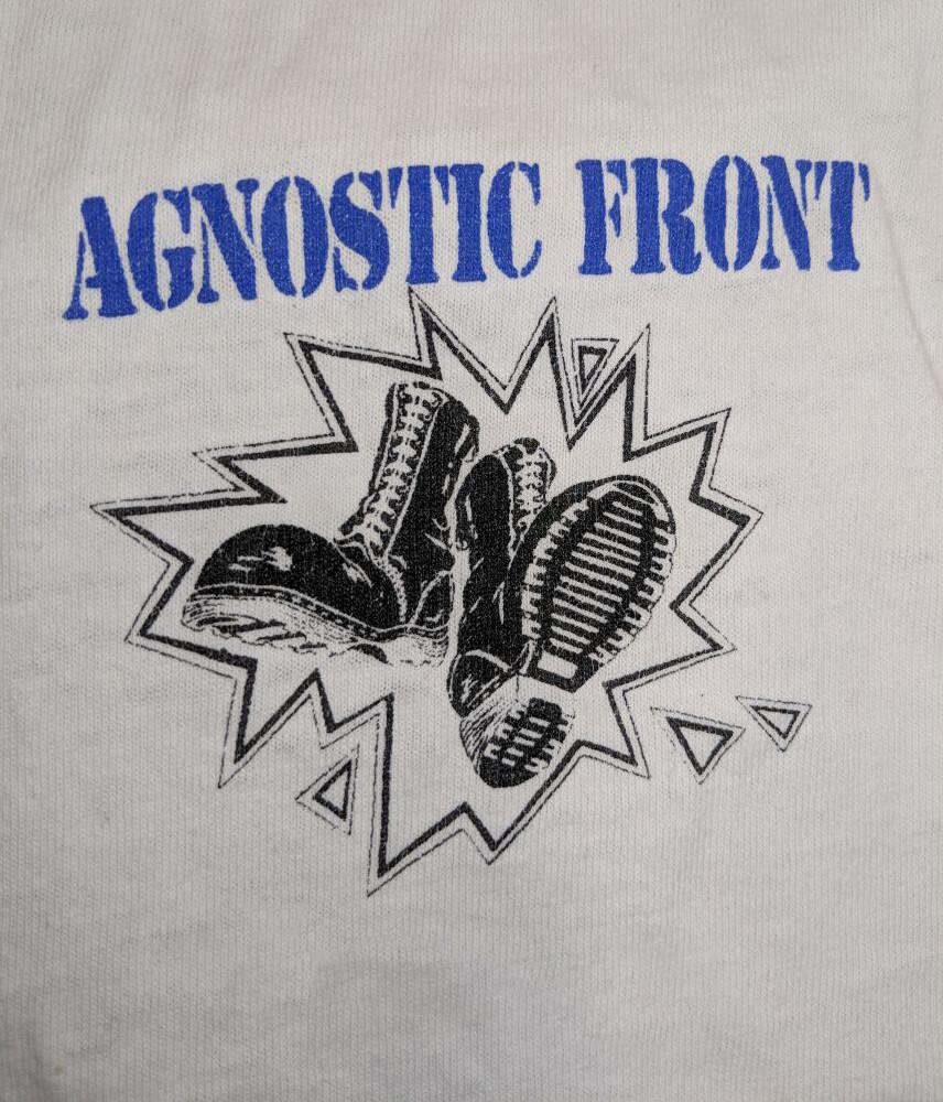 

Agnostic Front shirt early Band Short Sleeve Shirt All size E100 Unisex T-Shirt XXL
