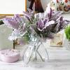 Artificial Flower Simulated Plants Flocking Lagomorpha Home Garden Balcony Christmas Wedding Decor Wall Accessory Festival Party