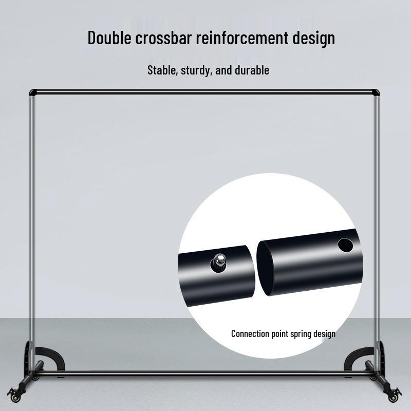 Movable Livestream Stand with Green Screen Roller Background for Keying
