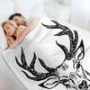 Stag Throw Blanket Loose Weighted Blankets For Baby Flannels Blankets
