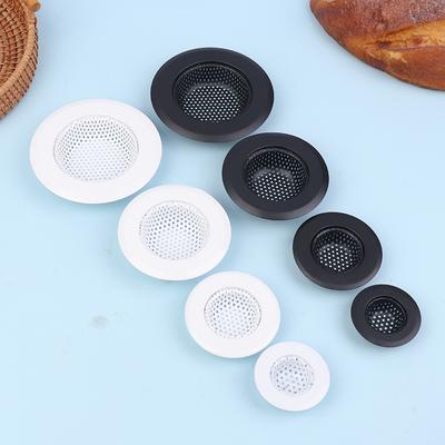 Stainless Steel Sink Filter Mesh Shower Floor Drain Hair Catcher Stopper Food Slag Drainer For Kitchen Bathroom Accessories