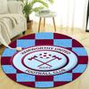 1pc Football Team (73) Design Printed Area Round Carpet for Bedroom Living Room Home Decor Rugs Mat Non Slip Mat Rug for Bedside