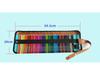 50-Color Wooden Hexagonal Oil-Based Colored Pencil Set for Adults and Art Students with Water-Soluble Paintbrushes.