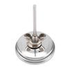 Stainless Steel BBQ Thermometer 100-550 Fahrenheit  Round Hood Temperature for Barbecue Oven Grill