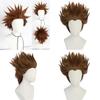 Cosplay Wig Brown Short Hair With Hightemperature Silk For Scene Role Play