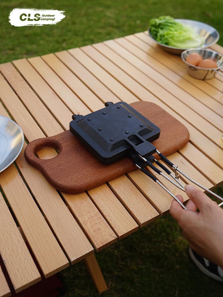 Portable Non-Stick Folding Sandwich Toaster & Frying Pan for Outdoor & Home Use