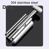 Stainless Steel Toothpaste Squeezer Compact Design Reusable Multifunctional Metal Toothpaste Tube Wringer Seat Holder Stand