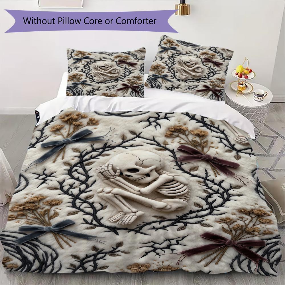 

Anxiety, lonely Pattern Bedding uilt Set uilt Cover Pillowcase Home Decoration Birthday Gift (1 * duvet cover + 2 * pillowcase without core) 135x200cm