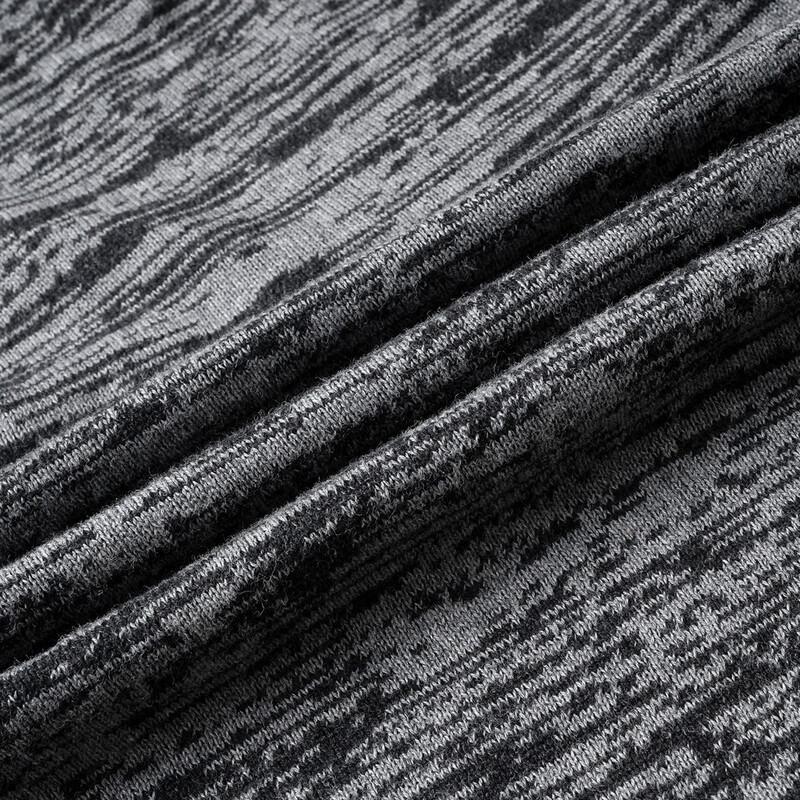 Jeep Men's Winter Round Neck Thermal Knit Sweater