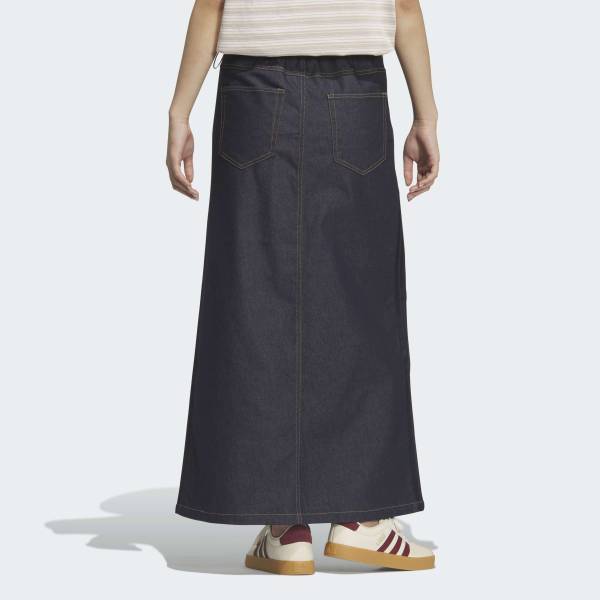 Adidas Stadium Chrome Denim Loose Fit Skirt Kf8216
