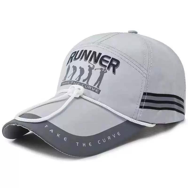 Spring And Autumn Hat Men'S Extended Brim Baseball Cap Outdoor Men'S Fishing Cap Sunshade Sunscreen Sports Cap Cap