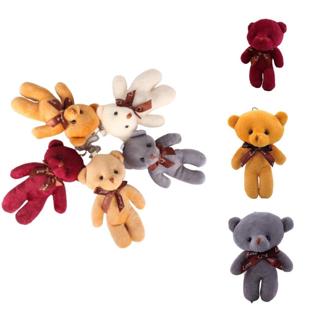 Soft And Durable Teddy Bear Stuffed Toy Keyring For Bag Or Car