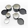 Multi-Purpose Tinplate Candle Jars with Handy Spout Leakproof Tins for Aromatherapy Massage Cream Cosmetic Storage