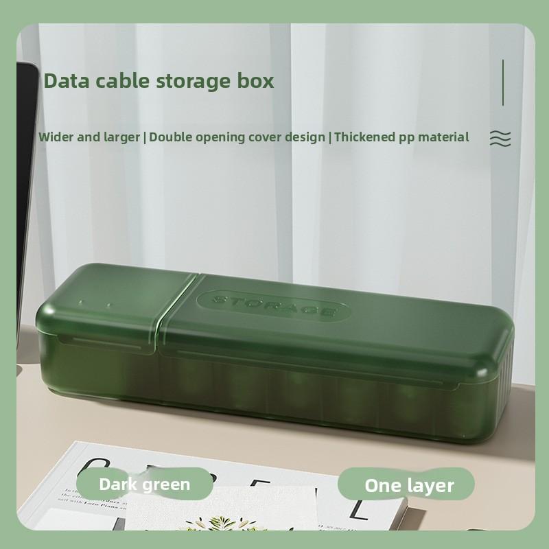 Multi Functional Desktop Miscellaneous Data Cable Storage Box