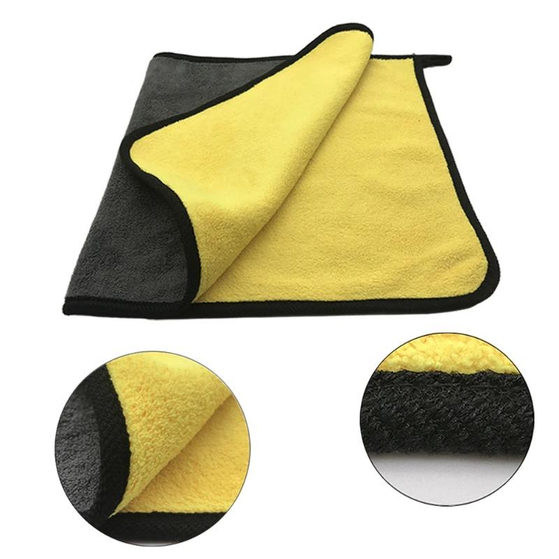 3/510PCS Ultra-Absorbent Microfiber Car Wash Towel - Thick Durable for Interior Cleaning Household Car Cleaning Microfiber Cloth