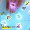 Colorful Luminous Shower Lights: Ocean Pattern Ice Cubes Activate with Water