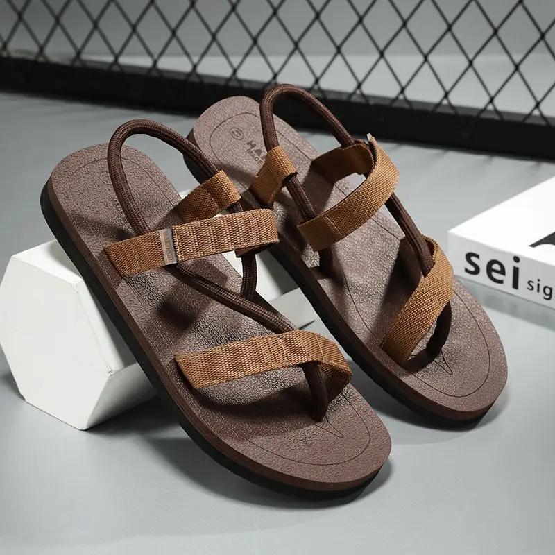 Fashion Outdoor Men's Sandal Beach Flat Non-slip Eva High Quality Buy Adult Original Summer Sale Trend 2025 Stylish Clearance Male Shoe