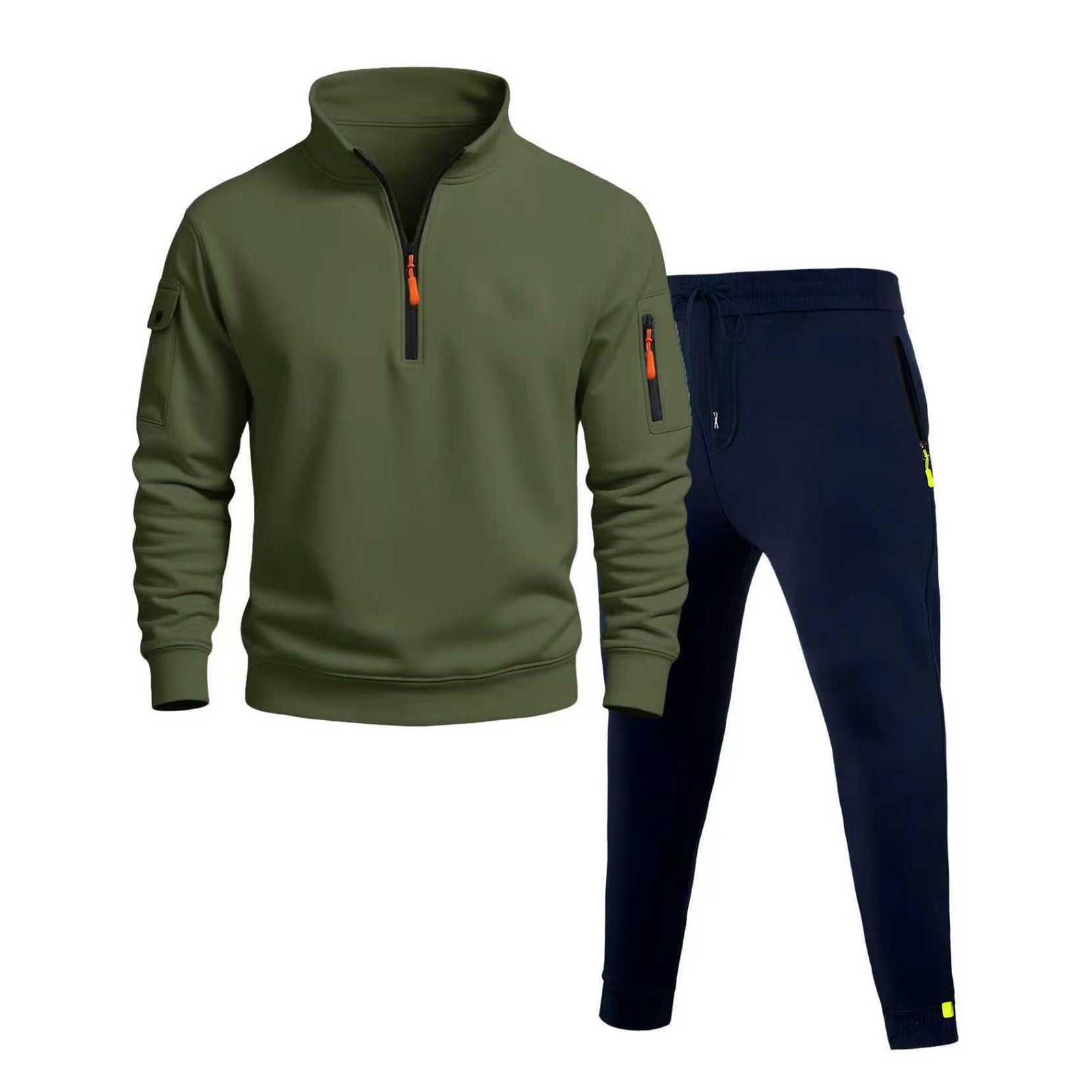 

Мужской зимний термокомплект из хлопка с флисовой подкладкой (верх и низ) L