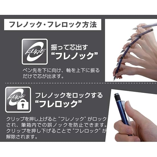 Tombow Pencil Mechanical Pencil 0.5mm MONO graph (Shake-to-advance) Neon Orange DPA-134D