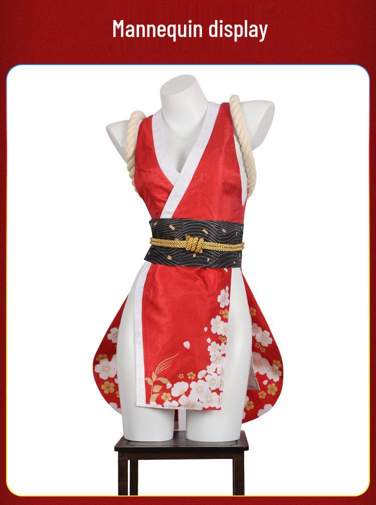 Mortal Kombat x King of Fighters Kollaboration: Nitara Mai Shiranui Japanischer Stil Cosplay Kostüm