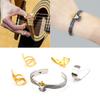 1 Thumb Picks & 3 Finger Guitar Picks Kits Metal Nail Picks Open Designs for Ukulele Guitar Bass Beginner Playing Parts