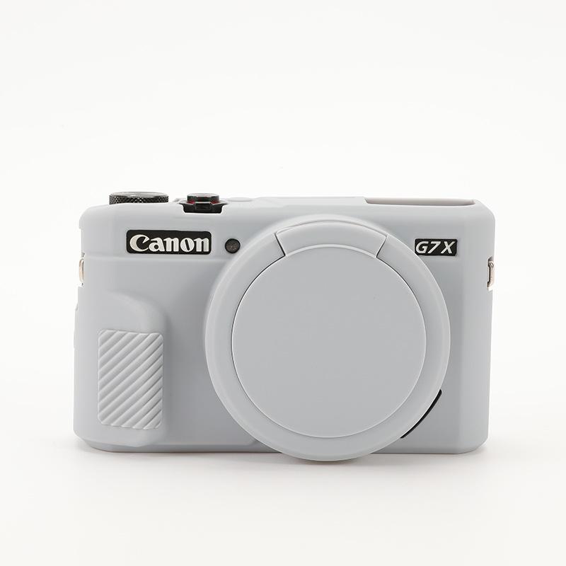 Silicone Case for Canon PowerShot G7X Mark II - Protective Soft Shell Cover & Camera Bag