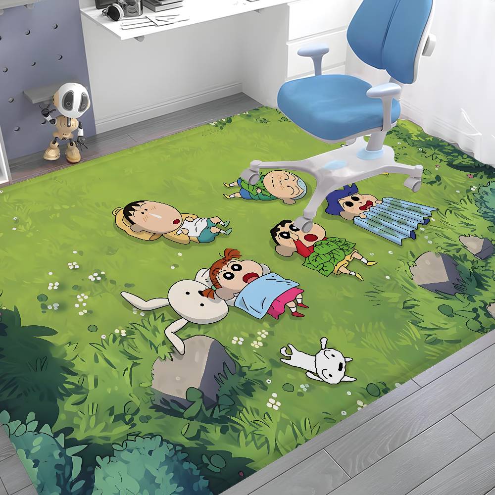 Crayon Shin-Chan Entrance Door Mat Nordic Style Bedroom Living Room Doormat Home Balcony Anti-Slip Modern Home Decor