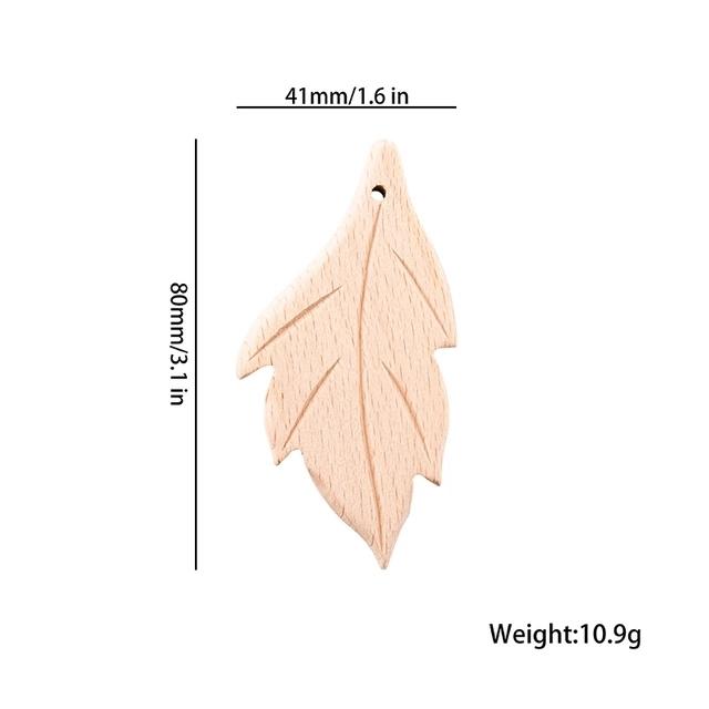 1pc Baby Teether Wooden Animal Pacifier Pendant BPA Free Beech Koala Rodent Baby Gym Accessories Teeth Pendant Children'S Goods