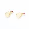 Chinese retro versatile gold gourd earrings light luxury diamond 925 silver needle women's stud earrings earrings and earrings are versatile