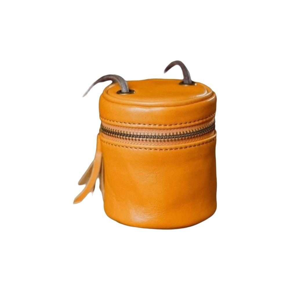 Leather Lipstick Storage Bag Multi-Functional Cosmetic Bag Portable Zipper Wallet Travel