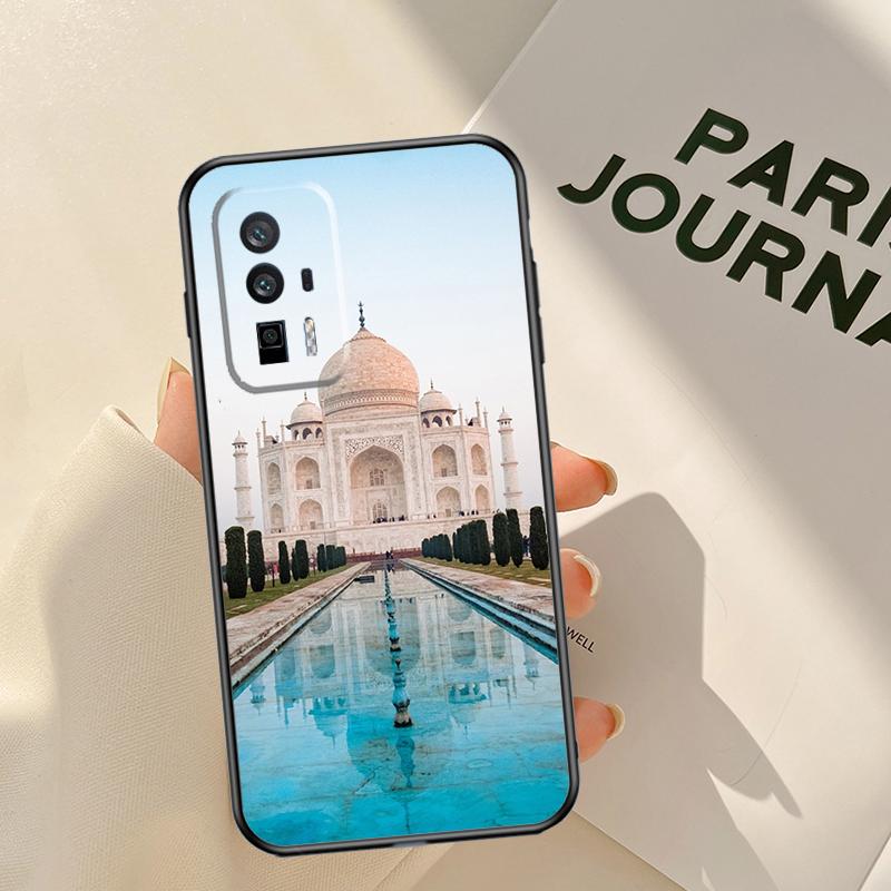 Taj Mahal India Mausoleum Case For Xiaomi 15 14 Ultra 13T 14T 15T Pro 17 Pro Max POCO X7 Pro X3 X5 X6 F5 F6 F7 F8 Coque