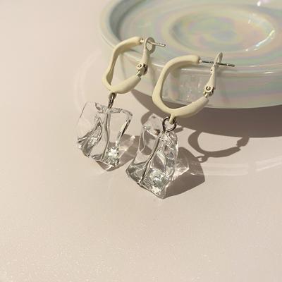 Fashionable Transparent Acrylic Earrings For Women, Baroque Style Hanging Earrings, Party Jewelry Gift Earrings