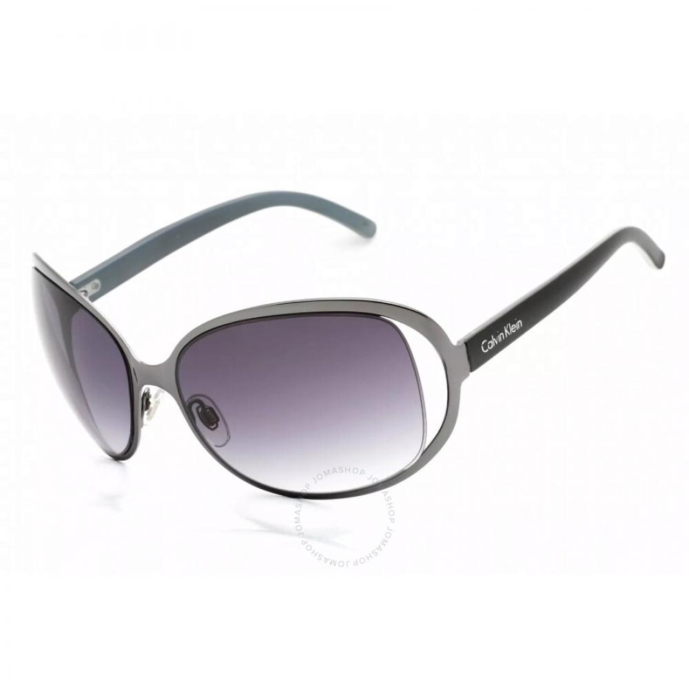 

Calvin Klein Grey Gradient Oval Ladies Sunglasses R334S 001 60