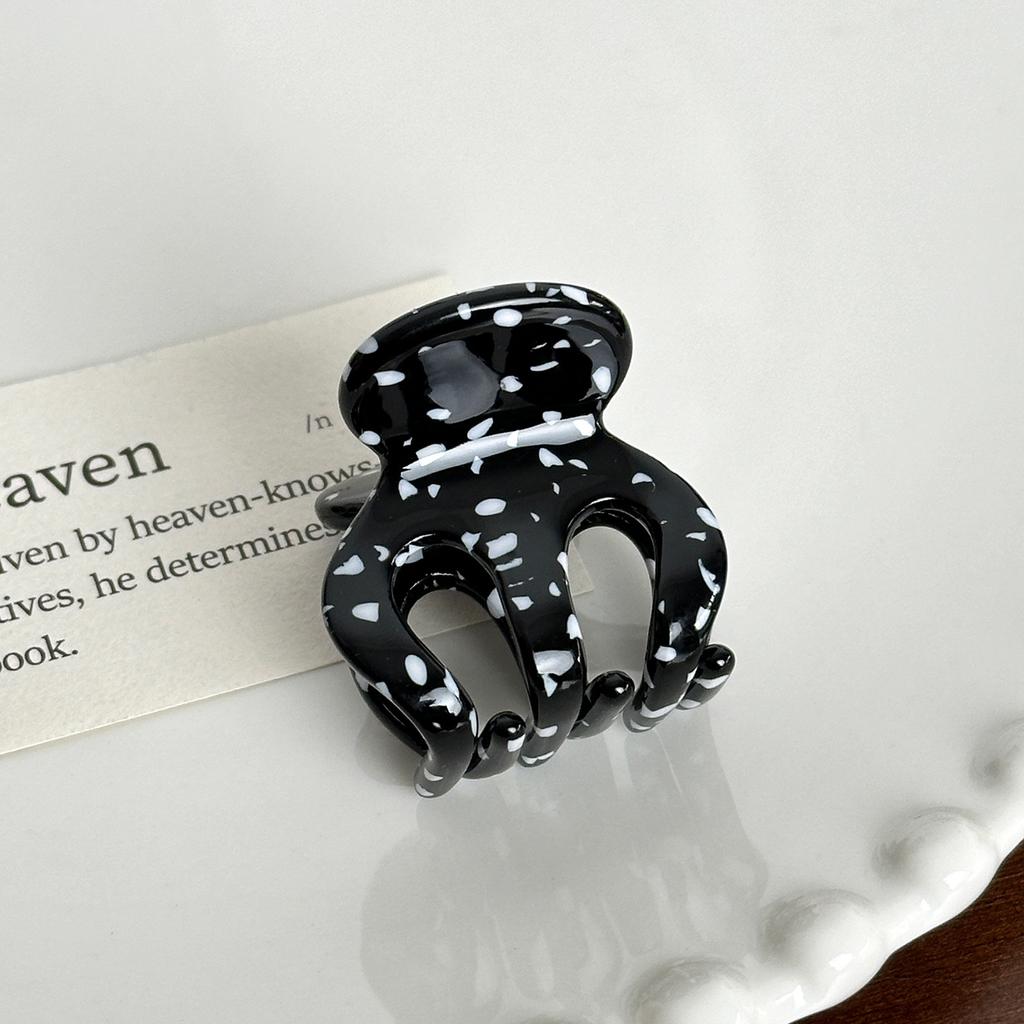 Retro Acetate Hair Claw Clips Sweet Small Hairpins Crab Clamp Barrettes for Womens Girls Trendy Ponytail Holders Party Accessory