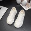 Popular Little White Shoes Women's 2025 New Autumn Thick-soled Heightening Casual Board Shoes Ins Versatile Sports Bread Shoes