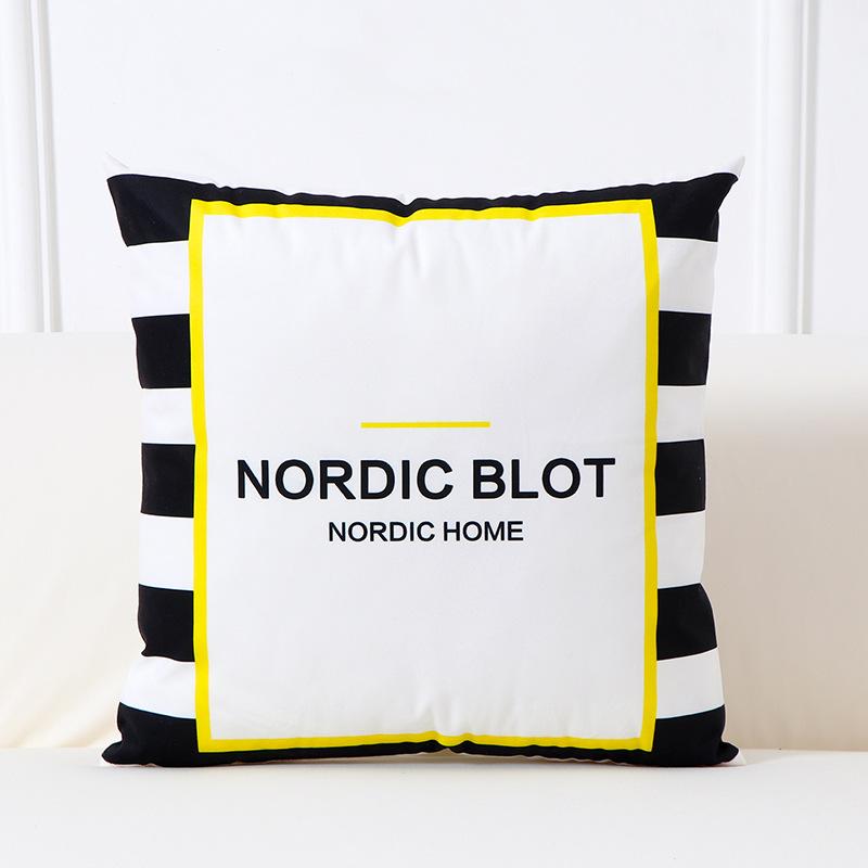 Pillow Cushion Office Waist Cushion Living Room Chair Sofa Waist Cushion Nordic Ins Style Simple and Modern