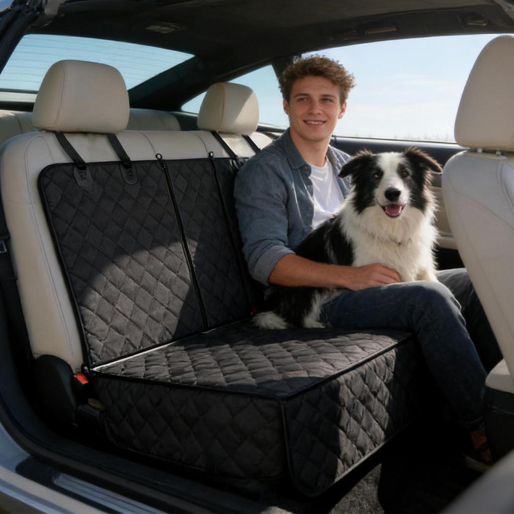 Car Seat Protector For Dogs Waterproof Adjustable Strap Mat Seat Cover For Dogs In Car For RV Sedan Truck Vehicle Automotive
