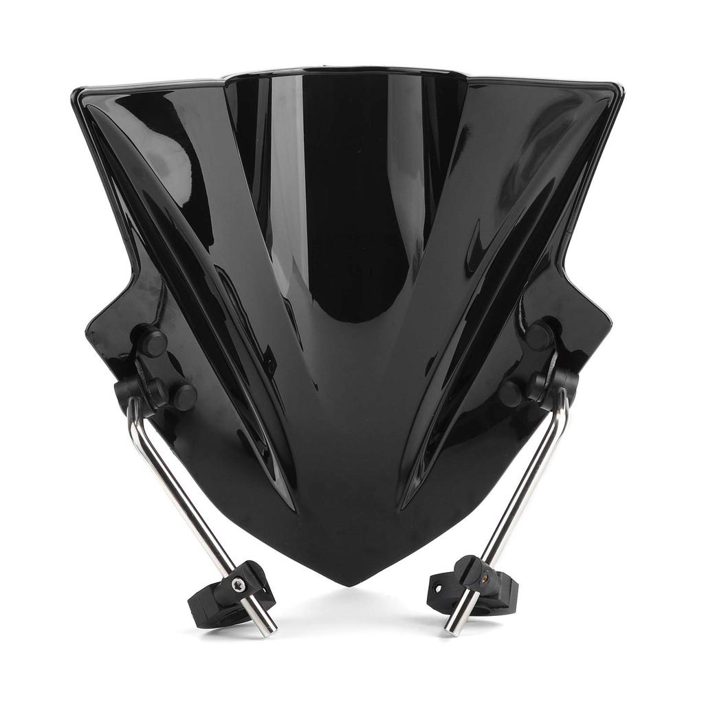 Bruce Shark Univerzální 22mm Řídítka ABS Plast Motocyklový Štít proti větru Černý & 7/8"