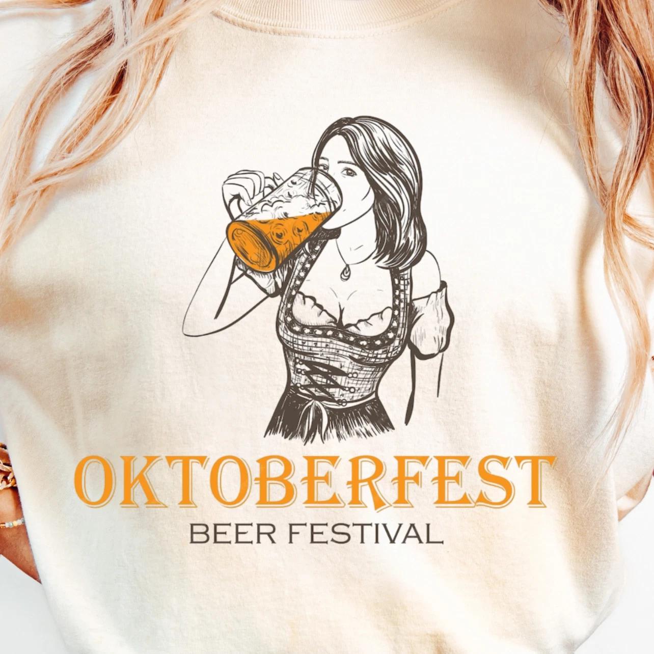 Oktoberfest Beer Festival T-shirt | Bavarian and German Fall Festival Tee Shirt S
