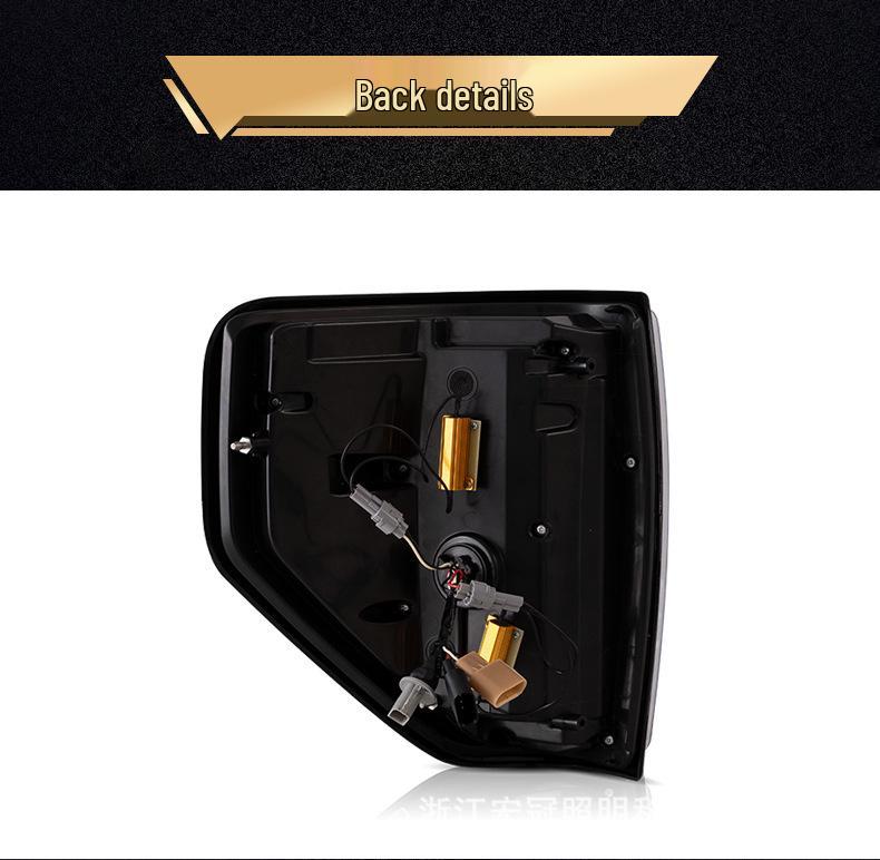 Rear LED Taillights with Sequential Turn Signal for 2009-2014 Ford F150