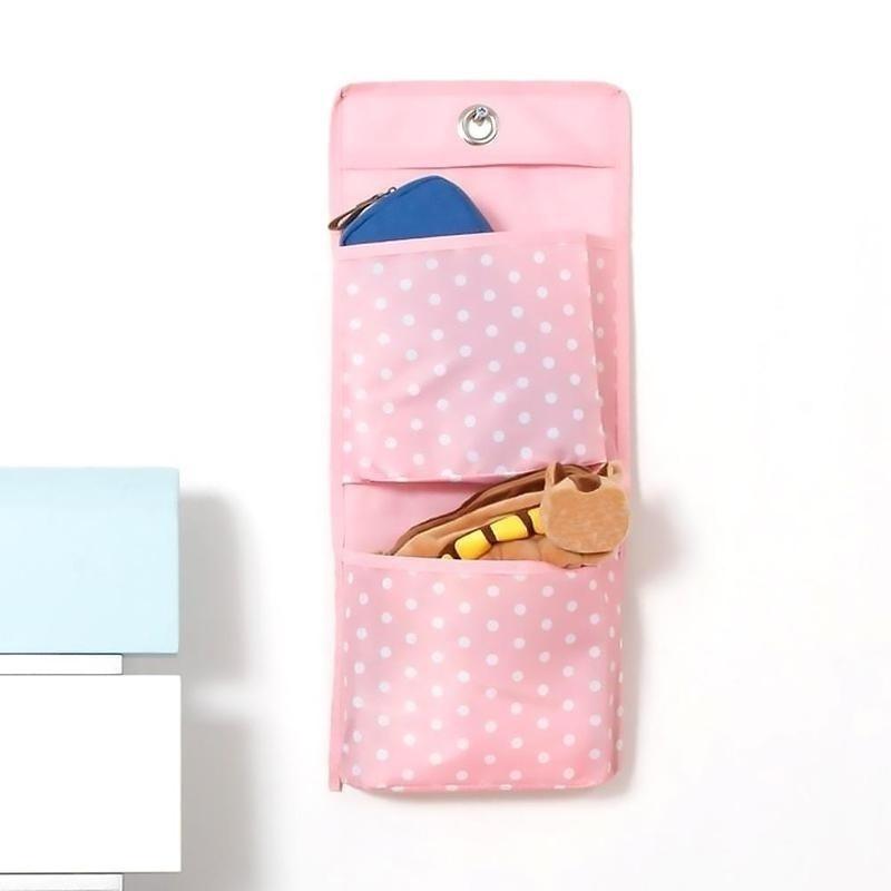 3 Grids Wall Hanging Storage Bag Organizer Toys Container Decor Pocket Pouch