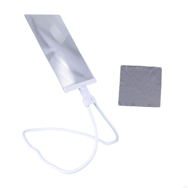 Lightweight Neck Wear Magnifier with Adjustable Gooseneck for Enhances Reading Repair Tasks Books Newspapers Fine Detail A0KF