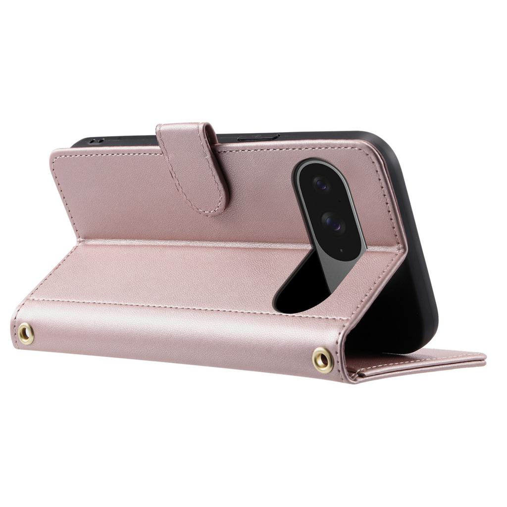 For Google Pixel 10/10 Pro Case Wallet Rhombus Grid PU Leather Phone Cover