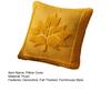 Fall Throw Pillow Cover 18"x18" Plush Pumpkin Pillow Cover Fluffy Maple Leaf Decorative Cushion Cover for Sofa Bedroom Car